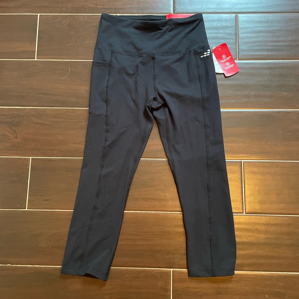 BCG leggings! tummy control capri. length hits top of calf. never worn with tags